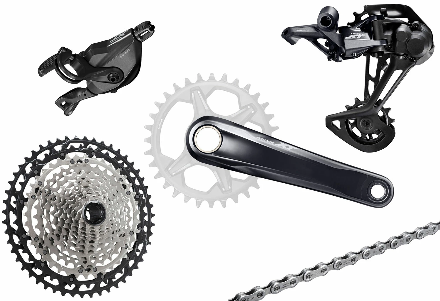 Shimano XT M8100 Groupe 1x12 Vitesses Collier De Serrage 1 Shimano XT M8100 Groupe 1x12 Vitesses Collier De Serrage