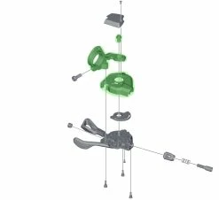 Shimano Boîtier De Base Pour SL-M8000 Sans Indicateur De Vitesse Gauche -Vélos Soldes Shimano XT SL M8000 Basisgehause ohne Ganganzeige links Y03L98040 b