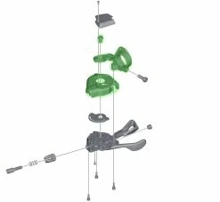 Shimano Boîtier De Base Pour SL-M8000 Sans Indicateur De Vitesse à Droite -Vélos Soldes Shimano XT SL M8000 Basisgehause ohne Ganganzeige rechts Y03K98050 b