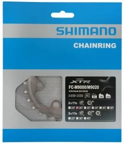 Shimano XTR Plateau 2 Vitesses Pour FC-M9000/9020 26 Dents (AT) -Vélos Soldes Shimano XTR 2 fach Kettenblatt FC M9000 9020 26 Zahne AT Y1PV26000 c