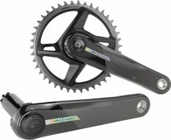 SRAM Force 1 AXS DUB Wide Powermeter Manivelle 1x12 Vitesses 40T -Vélos Soldes Sram Force AXS DUB Powermeter 1x12 fach Kurbel 00 3018 332 000 27TPA8b4cLicjv