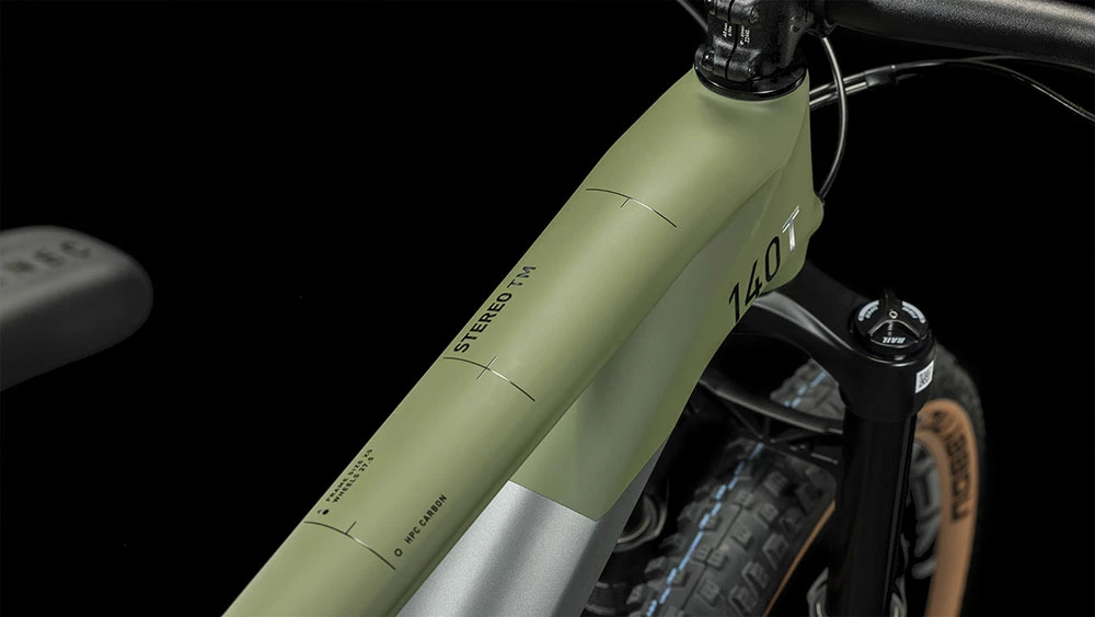 Cube Stereo 140 HPC Rookie Grey´n´olive 3 Cube Stereo 140 HPC Rookie Grey´n´olive – Image 3