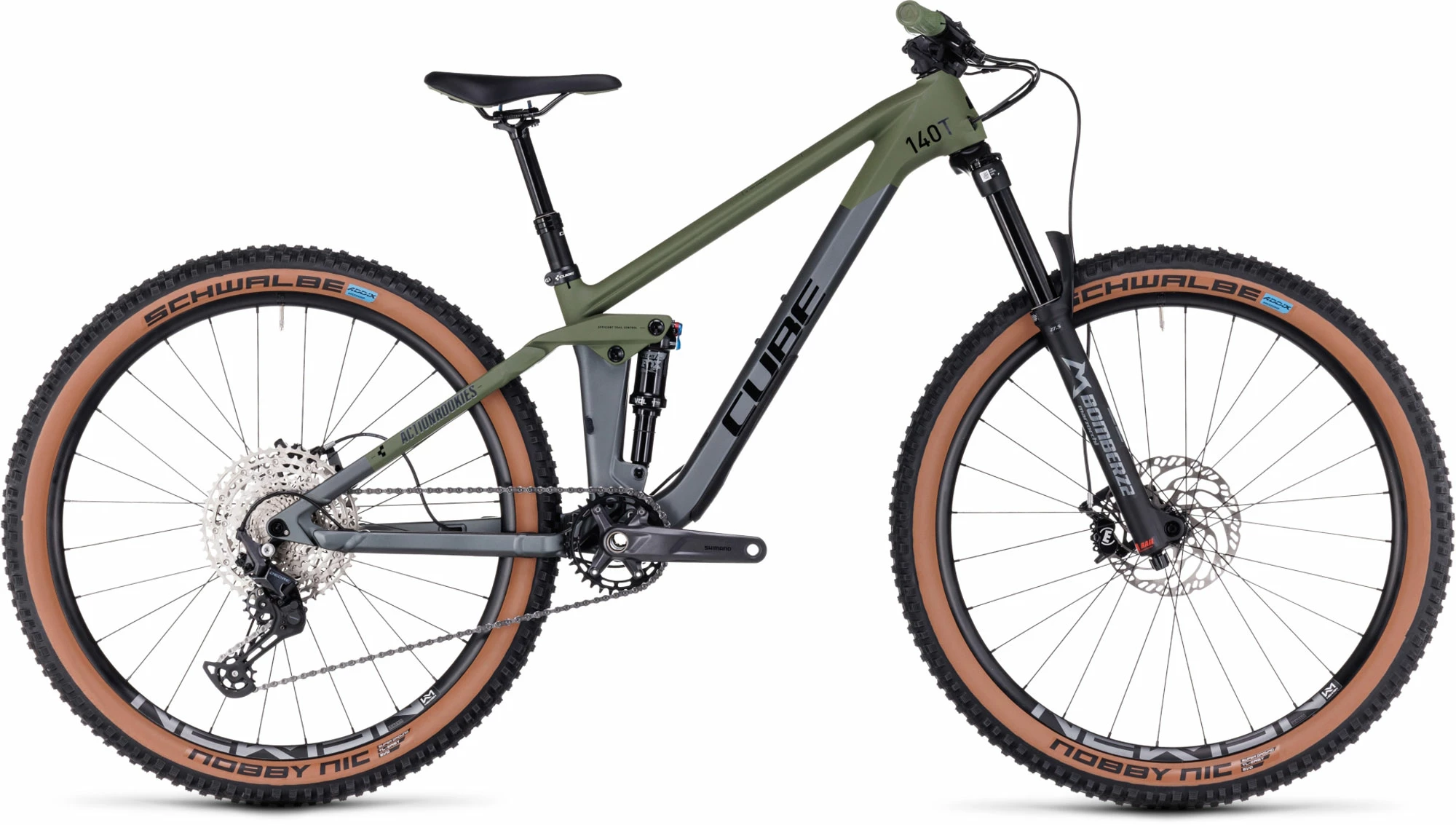 Cube Stereo 140 HPC Rookie Grey´n´olive 1 Cube Stereo 140 HPC Rookie Grey´n´olive