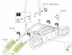 Thule Support De Roue 940-943 -Vélos Soldes Thule 2