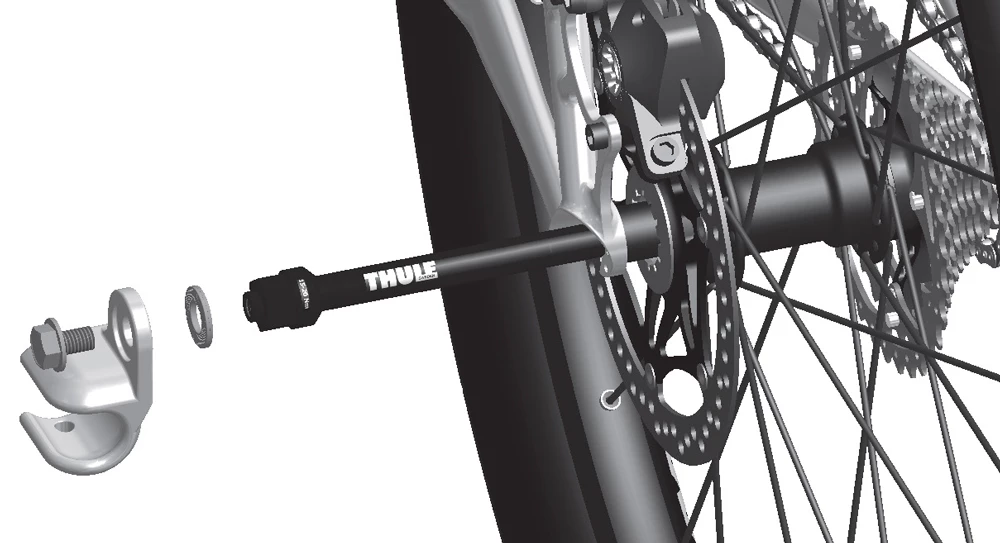 Thule Adaptateur D'axe Pour Axe Shimano E-Thru 12x1,5 2 Thule Adaptateur D'axe Pour Axe Shimano E-Thru 12x1,5 – Image 2