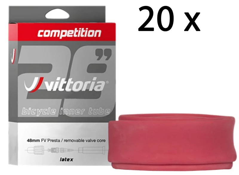 Vittoria Chambre à Air Competition Latex 29" 48mm (20 Pièces) 1 Vittoria Chambre à Air Competition Latex 29" 48mm (20 Pièces)