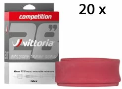 Vittoria Chambre à Air Competition Latex 30/38-622 48mm (20 Pièces)