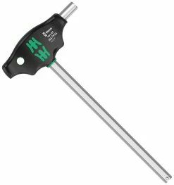 Wera 454 HF Tournevis Hexagonal En T Hex-Plus -Vélos Soldes Wera 454 HF Hex Plus Quergriff Sechskantschraubendreher 05023355001