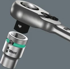 Wera 8000 B Cliquet Zyklop Metal Avec Levier D'inversion, à Carré 3/8" 9 Wera 8000 B Cliquet Zyklop Metal Avec Levier D'inversion, à Carré 3/8" -Vélos Soldes Wera 8000 B Zyklop Metal Knarre 4013288174048 3
