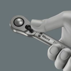 Wera 8004 A Cliquet Zyklop Metal Avec Levier D'inversion, à Carré 1/4" -Vélos Soldes Wera 8004 A Zyklop Metal Knarre 4013288174024 2