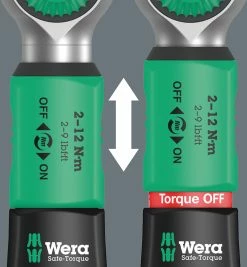 Wera Safe-Torque A1 Set 1 - Clé Dynamométrique 1/4" (2-12Nm) -Vélos Soldes Wera Safe Torque A1 Set 1 4013288223005 4
