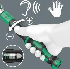 Wera Safe-Torque A2 Set 1 - Clé Dynamométrique 1/4" (2-12Nm) -Vélos Soldes Wera Safe Torque A2 Set 1 4013288223043 6