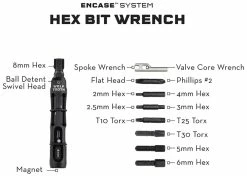 Wolf Tooth Components Système Hex Bit Wrench Multitool EnCase -Vélos Soldes Wolf Tooth Components EnCase Hex Bit Wrench Multitool 810006801781 4