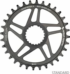 Wolf Tooth Components Plateau Shimano DM Boost 3mm Offset -Vélos Soldes Wolf Tooth Components Shimano DM Boost 3mm Offset Kettenblatt Standard