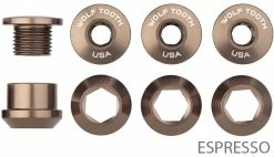 Wolf Tooth Components Vis De Plateaux 1 Fois (4 Pièces) 9 Wolf Tooth Components Vis De Plateaux 1 Fois (4 Pièces) -Vélos Soldes Wolf Tooth Kettenblattschrauben fur 1 fach Kurbel 4CBCN06BLK 4