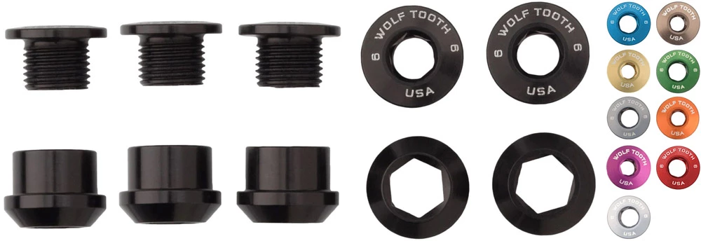 Wolf Tooth Components Vis De Plateaux 1 Fois (5 Pièces) 1 Wolf Tooth Components Vis De Plateaux 1 Fois (5 Pièces)