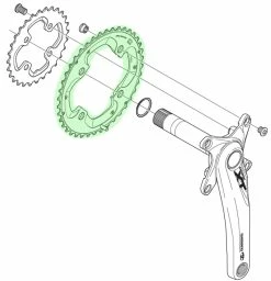 Shimano Plateau XT Pour FC-M785 38T (AM) -Vélos Soldes XT Kettenblatt FC M785 aussencpKEkr2DwohFb