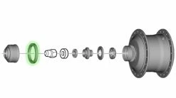 Shimano Bague D'espacement Center-Lock Pour Moyeux De Transmission ALFINE -Vélos Soldes Y37R82000 3