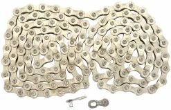YBN Chaîne 8 Vitesses Pour Vélos électriques S8e S2 136 Maillons Argentés