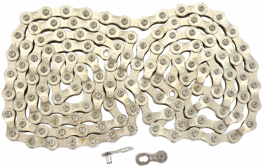 YBN Chaîne 8 Vitesses Pour Vélos électriques S8e S2 136 Maillons Argentés 1 YBN Chaîne 8 Vitesses Pour Vélos électriques S8e S2 136 Maillons Argentés