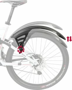 ZEFAL Garde-boue Arrière Deflector RS75 -Vélos Soldes Zefal Deflector RS75 Hinterradschutzblech 2531 06