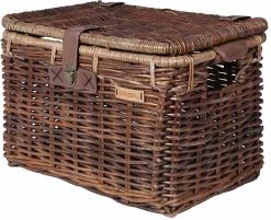 BASIL Panier à Vélo En Rotin Denton L