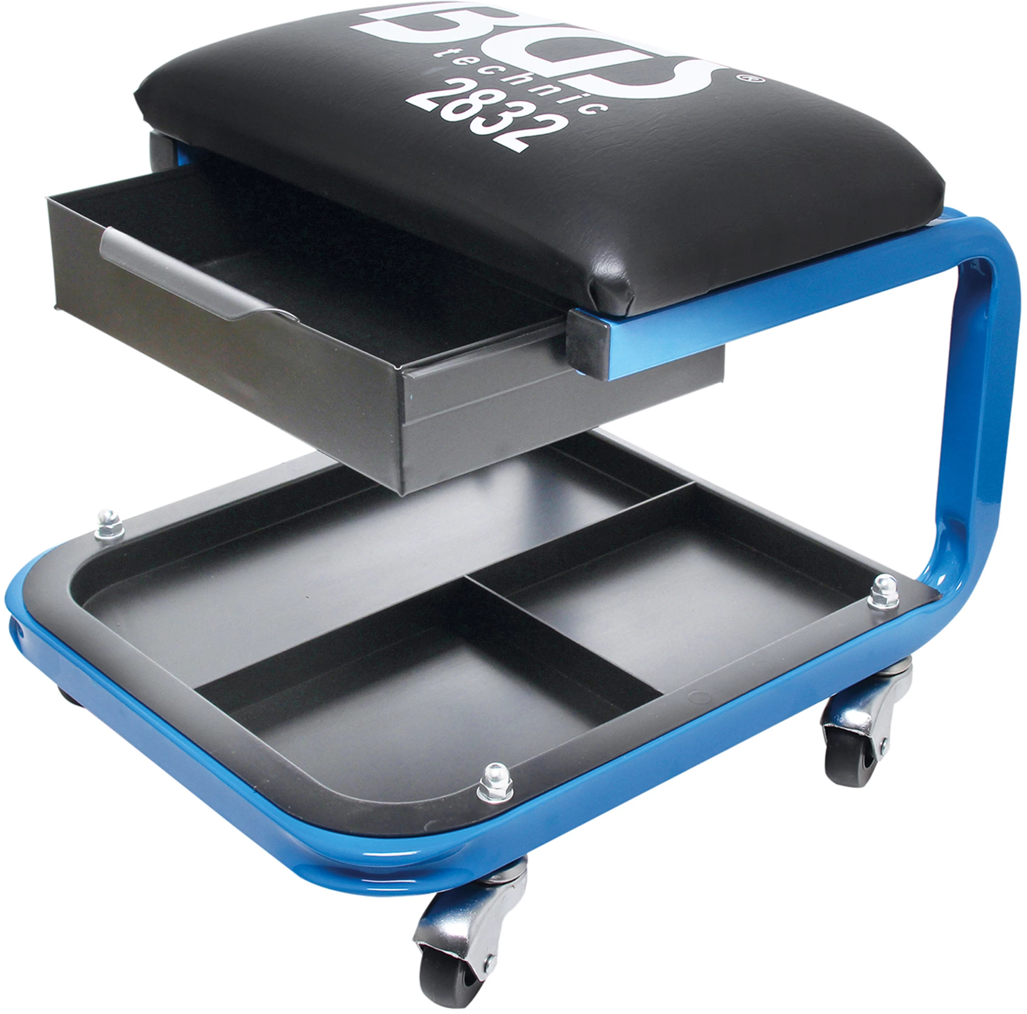 BGS Technic Siège D'atelier à Roulettes Avec Tiroir 1 BGS Technic Siège D'atelier à Roulettes Avec Tiroir