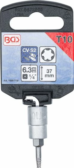 BGS Technic Jeu De Douilles à Embout D'extraction De Vis Pour Torx 1/4" Et 3/8" 7 Pièces 9 BGS Technic Jeu De Douilles à Embout D'extraction De Vis Pour Torx 1/4" Et 3/8" 7 Pièces -Vélos Soldes bgs technic 7098 Schraubenausdreher Bit Einsatz Satz fur Torx 14 und 38 7 teilig 4