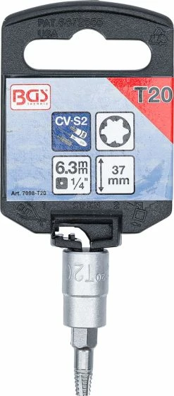 BGS Technic Jeu De Douilles à Embout D'extraction De Vis Pour Torx 1/4" Et 3/8" 7 Pièces 11 BGS Technic Jeu De Douilles à Embout D'extraction De Vis Pour Torx 1/4" Et 3/8" 7 Pièces -Vélos Soldes bgs technic 7098 Schraubenausdreher Bit Einsatz Satz fur Torx 14 und 38 7 teilig 6