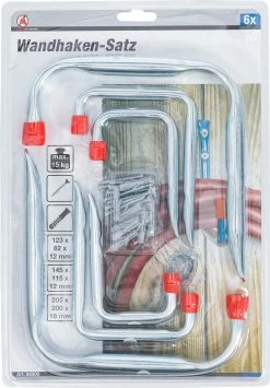 BGS Technic Assortiment De Crochets Muraux 6 Pcs. -Vélos Soldes bgs technic 88300 20114157 Wandhaken Sortiment 6 tlg 4