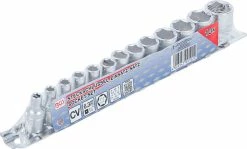 BGS Technic Jeu De Douilles Hexagonales 1/4 -Vélos Soldes bgs technic 9102 20126702 Steckschlusseleinsatz Satz Sechskant 14 4