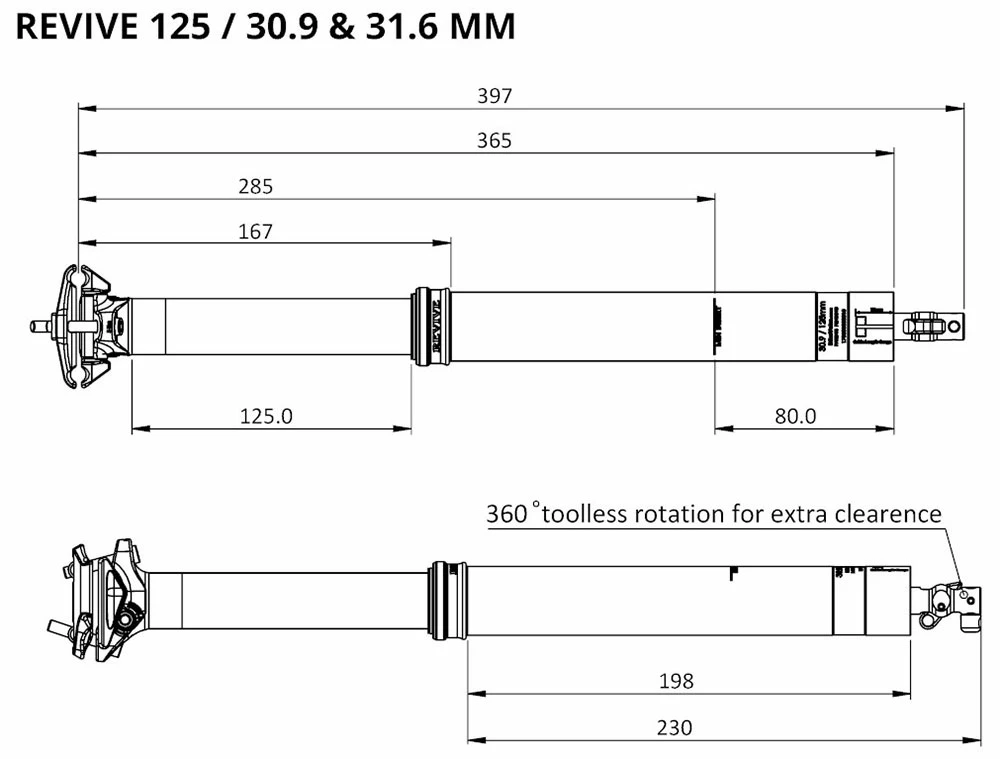BikeYoke Tige De Selle Revive 2.0 31,6 Vario 5 BikeYoke Tige De Selle Revive 2.0 31,6 Vario – Image 5