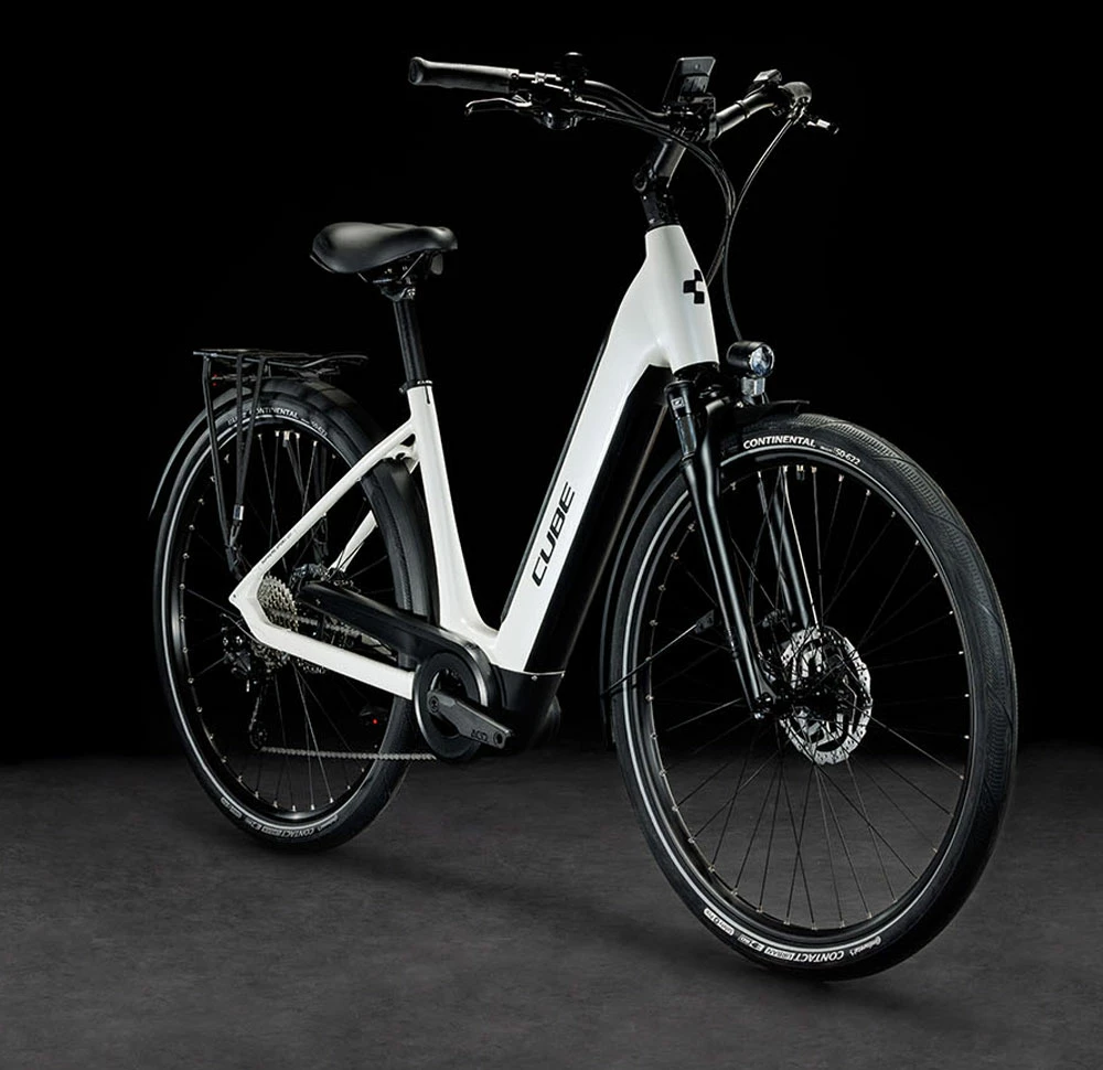 Cube Supreme Sport Hybrid ONE 500 Easy Entry White'n'black 2 Cube Supreme Sport Hybrid ONE 500 Easy Entry White'n'black – Image 2