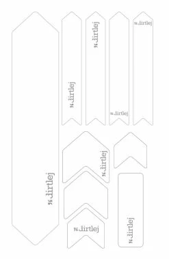 Dirtlej Bikeprotection Frame Guard - Protection Du Cadre -Vélos Soldes dirtlej 20210101 Bikeprotection Frame Guard Rahmenschutz 4