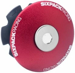Sixpack Racing Capuchon Ahead Menace 1 1/8 9 Sixpack Racing Capuchon Ahead Menace 1 1/8 -Vélos Soldes sixpack aheadcap menace red c