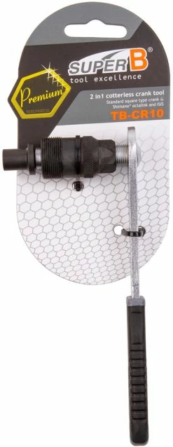Super B TB-CR10 Extracteur De Manivelle Pour Palier De Pédalier Carré/octalink/ISIS -Vélos Soldes superB 20114882 TB CR10 Kurbelabzieher fur Vierkant Octalink ISIS Innenlager 2