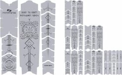 Unleazhed Unscratch Frame Film De Protection Pour Cadre - Runes Of Shred Black Matt