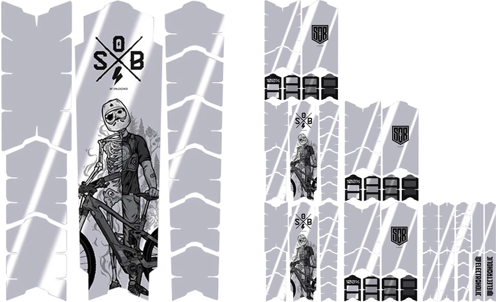 Unleazhed Unscratch Frame Film De Protection Pour Cadre - E-Bike Sons Of Battery Black Glossy 1 Unleazhed Unscratch Frame Film De Protection Pour Cadre - E-Bike Sons Of Battery Black Glossy