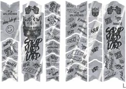 Unleazhed Unscratch Frame Film De Protection Pour Cadre - Downhill24 Glossy -Vélos Soldes unleazhed 20118054 Unscratch Frame Rahmenschutzfolie Downhill24 Glossy 4