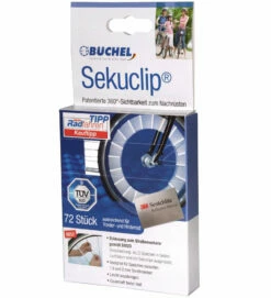 Büchel 3M Scotchlite Sekuclip 60mm Réflecteurs De Rayons (72 Pièces)