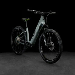 Cube Reaction Hybrid Pro 500 Easy Entry Flashgrey´n´green -Vélos Soldes CUBE Reaction Hybrid Pro 500 Easy Entry flashgrey n green 634101 2