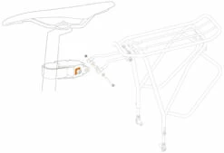 Adaptateur Pour Porte-bagages -Vélos Soldes Ibera Gepaecktraeger Adapter IB Q7 2