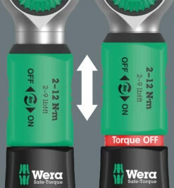 Wera Safe-Torque A2 Set 1 - Clé Dynamométrique 1/4" (2-12Nm) -Vélos Soldes Wera Safe Torque A2 Set 1 4013288223043 4